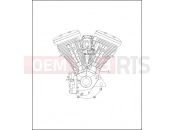 Harley-Davidson 1997 SOFTAIL SPRINGER SOFTAIL  - FXSTSB ENGINE ASSEMBLY - COMPLETE