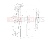 Harley-Davidson 1997 TOURING ELECTRA GLIDE STANDARD  - FLHT FRONT FORK (2 OF 2)