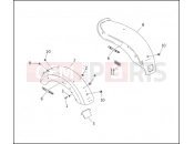 Harley-Davidson 1994 DYNA DYNA LOW RIDER  - FXDL REAR FENDER