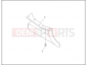 REAR BELT GUARD - Harley-Davidson ROAD KING - FLHR 1994