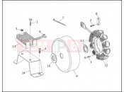 ALTERNATOR & REGULATOR - Harley-Davidson FLHTC/I SIDECAR - SIDECAR FOR FLHTC/I 1993