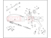 CLUTCH CONTROL - Harley-Davidson FLHTC/I SIDECAR - SIDECAR FOR FLHTC/I 1993
