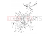 FRAME, REAR FORK & JIFFY STAND - FXRP - Harley-Davidson FLHTC/I SIDECAR - SIDECAR FOR FLHTC/I 1993