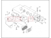 REAR BRAKE CALIPER - Harley-Davidson FLHTC/I SIDECAR - SIDECAR FOR FLHTC/I 1993