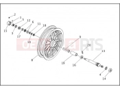 Harley-Davidson 1993 TOURING ULTRA CLASSIC  - FLHTCU SIDECAR WHEEL - TLE