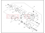 HARLEY-DAVIDSON SUPER GLIDE CUSTOM  - FXDC FRONT BRAKE CALIPER
