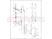 HARLEY-DAVIDSON SUPER GLIDE CUSTOM  - FXDC FRONT FORK
