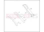 HARLEY-DAVIDSON SUPER GLIDE  - FXR FUEL TANK TRIM