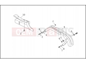 HARLEY-DAVIDSON SUPER GLIDE  - FXR REAR BELT GUARD