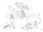 DUCATI 2019 Scrambler 1100 Sport EXHAUST PIPE ASSY