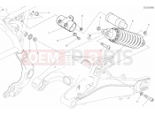 DUCATI Scrambler Desert Sled REAR SHOCK ABSORBER