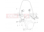 DUCATI 1999 Monster 600 Dark City WINDSHIELD » PLASTICS