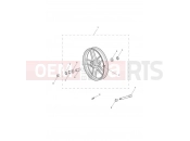 Triumph 2020 Tiger 800 XRT Front Wheel
