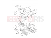 Triumph 2020 Tiger 800 XRT Rear Bodywork & Seat