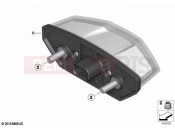 BMW Motorrad BMW 2023 C models C 400 X 21 (0C31, 0C33) LED rear light | LED rear light