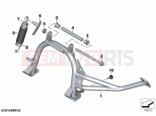 BMW Motorrad BMW 2020 C models C 400 X 21 (0C31, 0C33) Centre stand | Centre stand