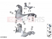 BMW Motorrad BMW 2020 C models C 400 X 21 (0C31, 0C33) Handlebar cover | Handlebar cover
