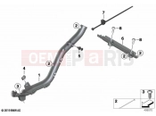 BMW Motorrad BMW 2020 C models C 400 X 21 (0C31, 0C33) Cable duct | Cable duct