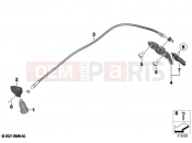 BMW Motorrad BMW 2020 C models C 400 X 21 (0C31, 0C33) Seat bench locking system | Seat bench locking system