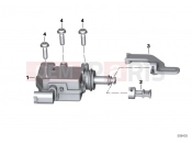 BMW Motorrad BMW 2020 C models C 400 X 21 (0C31, 0C33) Central locking actuator 2 | Central locking actuator 2