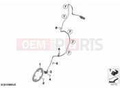 BMW Motorrad BMW 2020 C models C 400 X 21 (0C31, 0C33) Speed sensor, front | Speed sensor, front