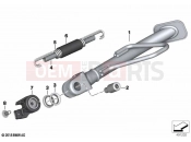 BMW Motorrad BMW 2020 C models C 400 X 21 (0C31, 0C33) Side stand | Side stand