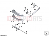 BMW Motorrad BMW 2020 C models C 400 X 21 (0C31, 0C33) Seat bench locking system 2 | Seat bench locking system 2