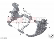 BMW Motorrad BMW 2020 C models C evolution (0C03) Front panel carrier | Front panel carrier