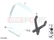 BMW Motorrad BMW 2022 C models CE04 (0C51, 0C53) Windscreen, high | Windscreen, high