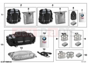 BMW Motorrad BMW 2021 C models CE04 (0C51, 0C53) Luggage system 