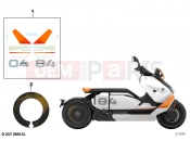 BMW Motorrad BMW 2021 C models CE04 (0C51, 0C53) Sticker set | Sticker set