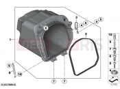 BMW Motorrad BMW 2021 C models CE04 (0C51, 0C53) Helmet compartment base | Helmet compartment base