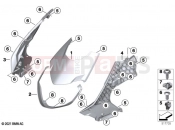 BMW Motorrad BMW 2021 C models CE04 (0C51, 0C53) Headlight cover | Headlight cover