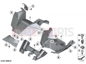 BMW Motorrad BMW 2021 C models CE04 (0C51, 0C53) Handlebar fairing | Handlebar fairing