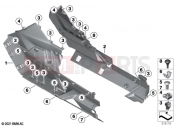 BMW Motorrad BMW 2021 C models CE04 (0C51, 0C53) Trim panel footboard | Trim panel footboard