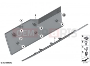 BMW Motorrad BMW 2021 C models CE04 (0C51, 0C53) Footboard trim