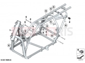 BMW Motorrad BMW 2021 C models CE04 (0C51, 0C53) Main frame | Main frame