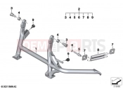 BMW Motorrad BMW 2021 C models CE04 (0C51, 0C53) Centre stand 2