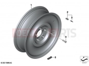 BMW Motorrad BMW 2021 C models CE04 (0C51, 0C53) Rear wheel