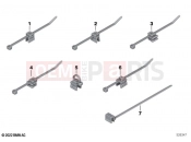 BMW Motorrad BMW 2021 C models CE04 (0C51, 0C53) Cable tie with holder, edge clip