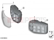 BMW Motorrad BMW 2021 C models CE04 (0C51, 0C53) LED flashing warning lights