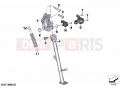 BMW Motorrad BMW 2020 F models F 750 GS (0B08, 0B18) Side stand | Side stand