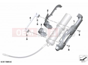BMW Motorrad BMW 2020 F models F 750 GS (0B08, 0B18) Holder for engine spring strut | Holder for engine spring strut