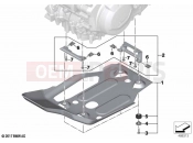 BMW Motorrad BMW 2020 F models F 750 GS (0B08, 0B18) Engine guard, aluminium | Engine guard, aluminium