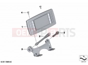 BMW Motorrad BMW 2020 F models F 750 GS (0B08, 0B18) Control panel, radio / microphone | Control panel, radio / microphone