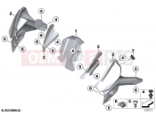 BMW Motorrad BMW 2020 F models F 750 GS (0B08, 0B18) Wind deflector | Wind deflector