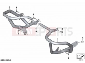 BMW Motorrad BMW 2020 F models F 750 GS (0B08, 0B18) Engine protection bar | Engine protection bar