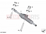 BMW Motorrad BMW 2023 F models F 850 GS (0B09, 0B19) Steering damper | Steering damper