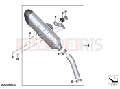 Sport silencer - BMW Motorrad F 850 GS (0B09, 0B19) 2023