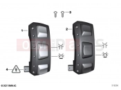 BMW Motorrad BMW 2023 F models F 850 GS (0B09, 0B19) Additional switch special vehicle right 2 | Additional switch special vehicle right 2
